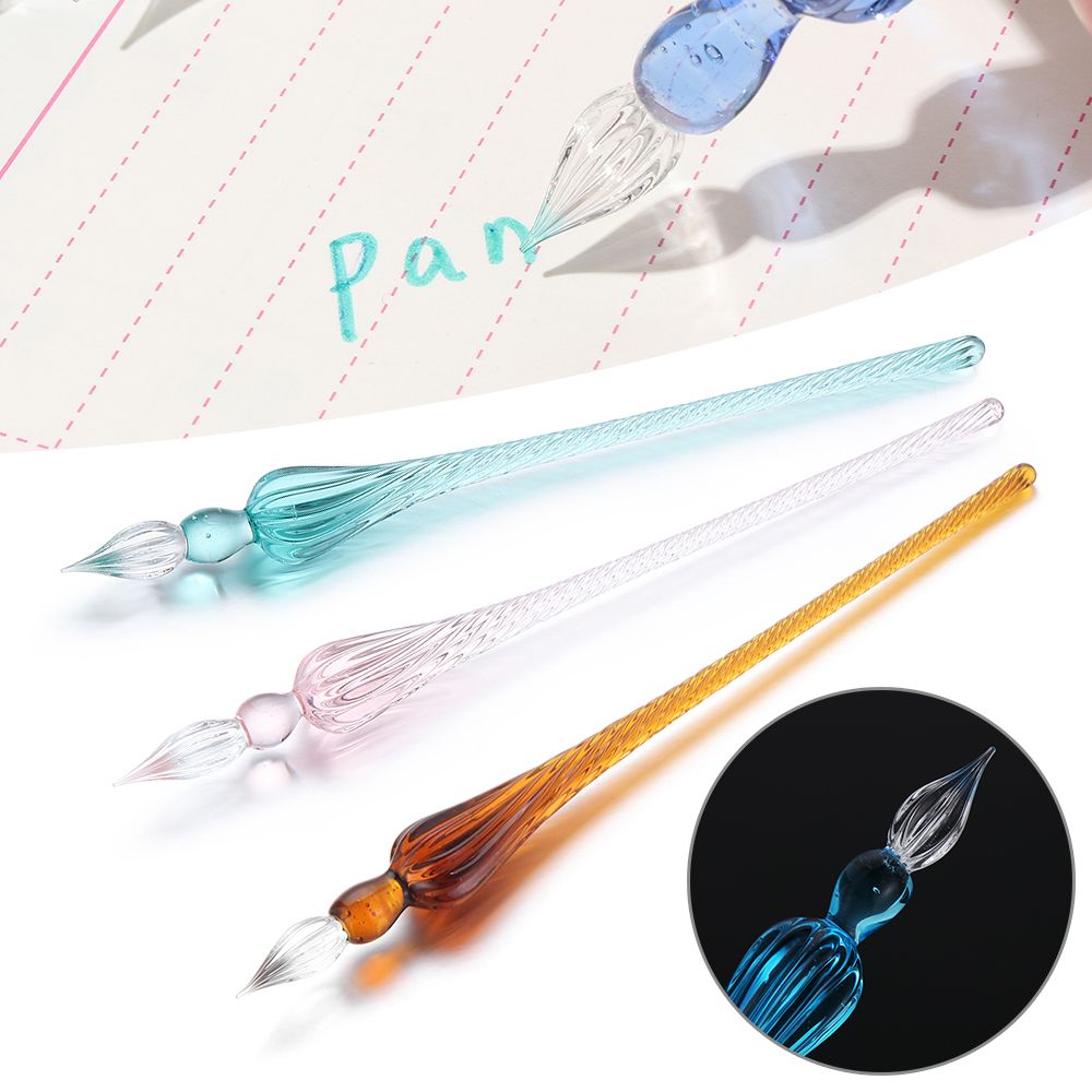 Fountain Pen Ink - Stylo plume de calligraphie en verre,