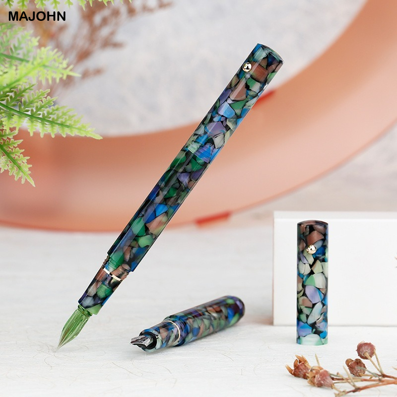 Fountain Pen Ink - MAJOHN N8 résine verre Dip stylo