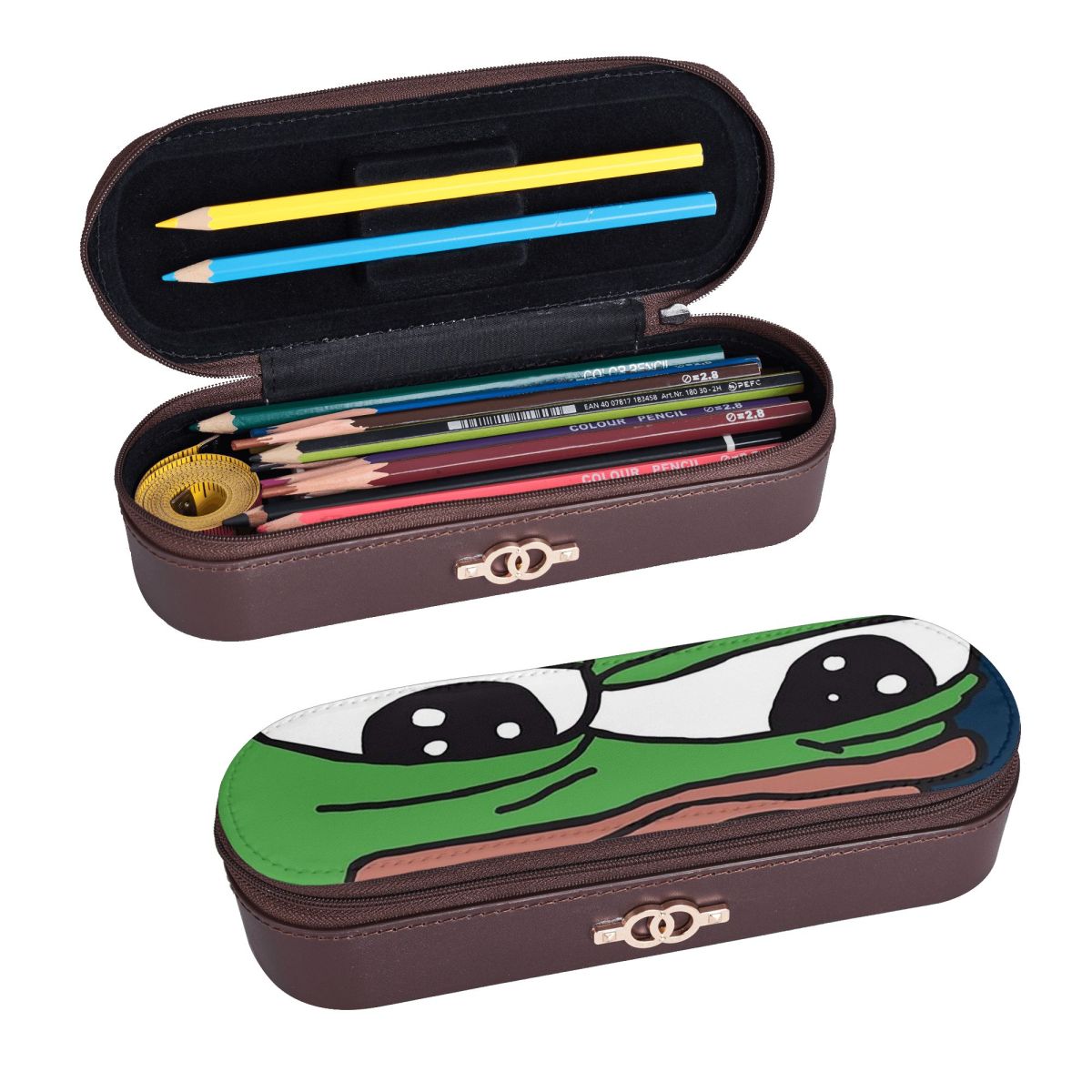 Stationery Office Supply Store - Étui à crayons en cuir de