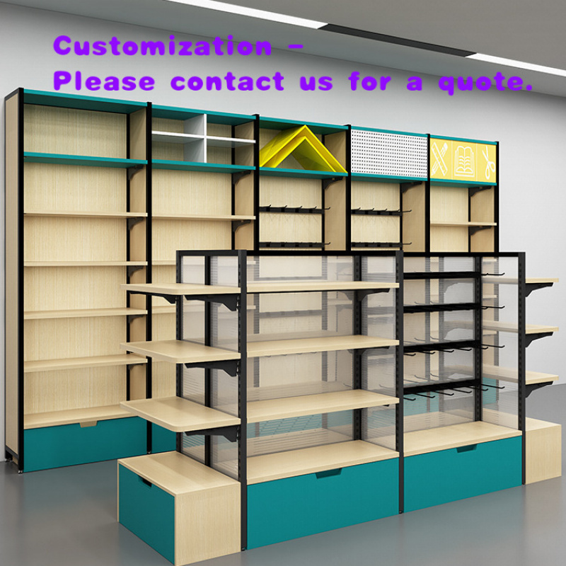 Stationery Office Supply Store - Étagère de présentation sur mesure pour