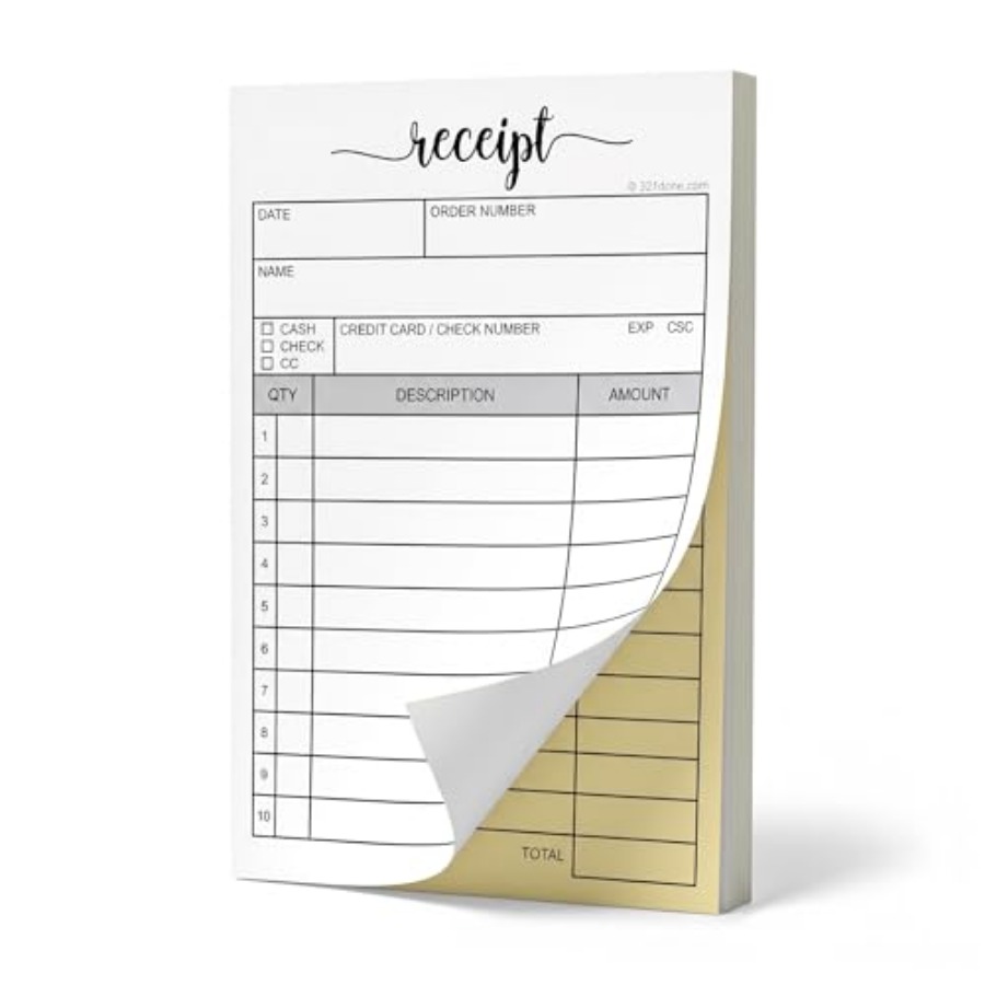 Carbon Copy Book - Carnet autocopiant pour petites entreprises, 2