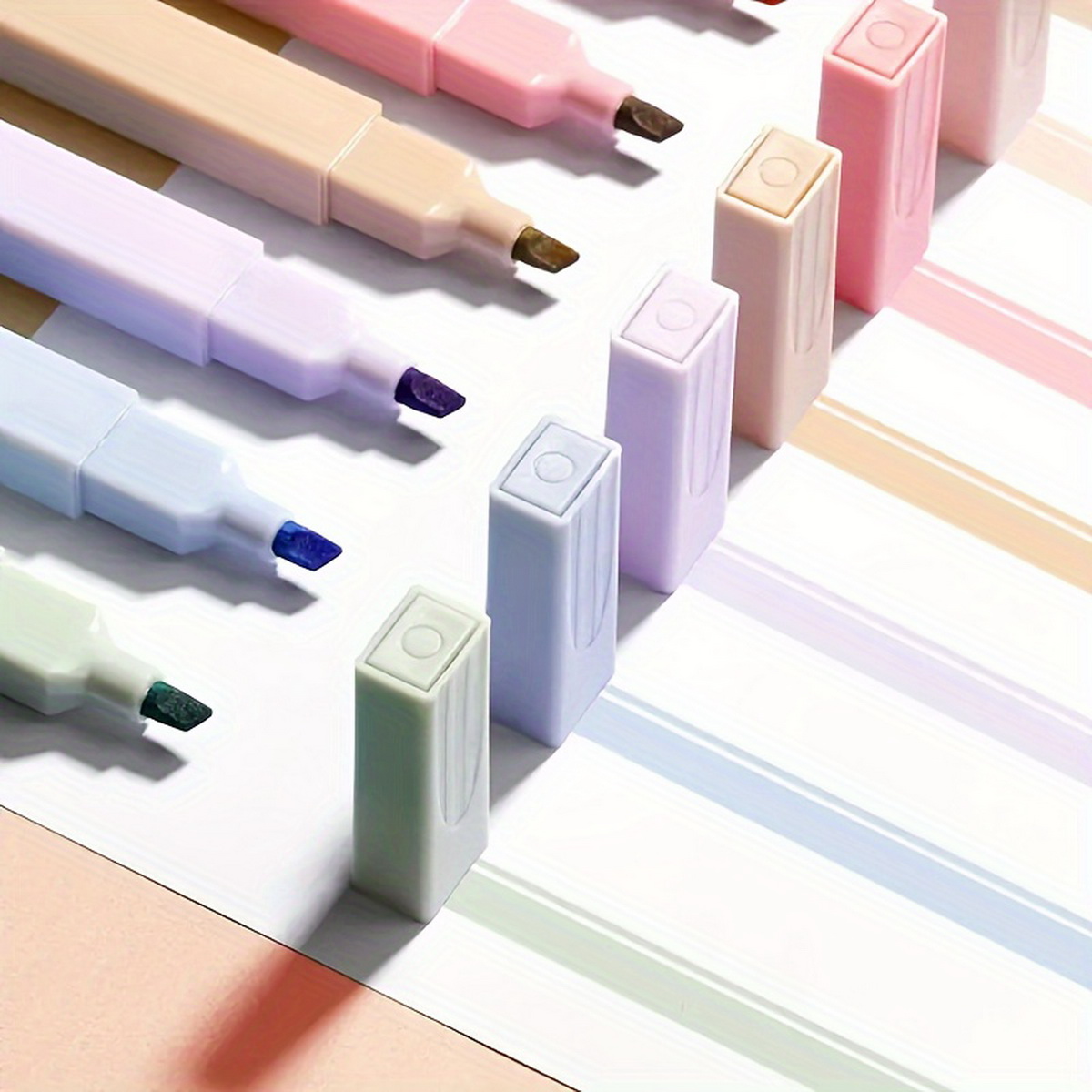 Highlighter Set Pastel - Ensemble de surligneurs de couleurs assorties,