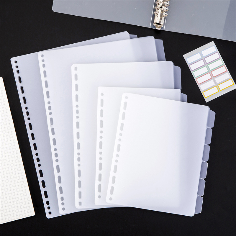 Index Tab Divider - Séparateurs de reliure A4 A5 B5,