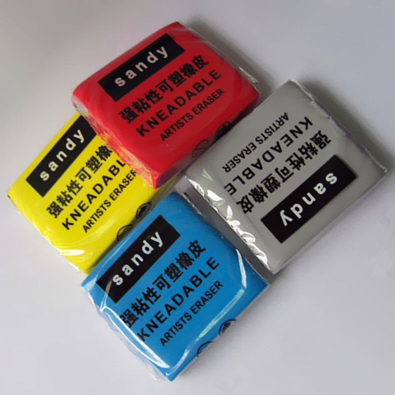 Rubber Eraser Kneaded - Gomme à effacer en caoutchouc Pastel