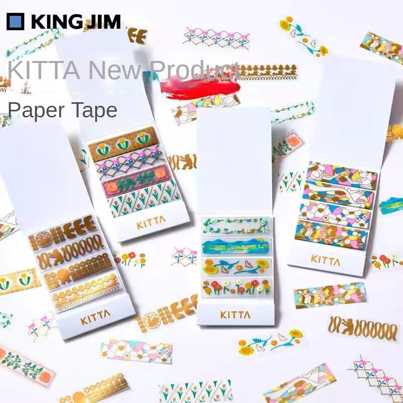 Washi Tape Set - KITTA-Ruban adhésif en papier Washi, petit