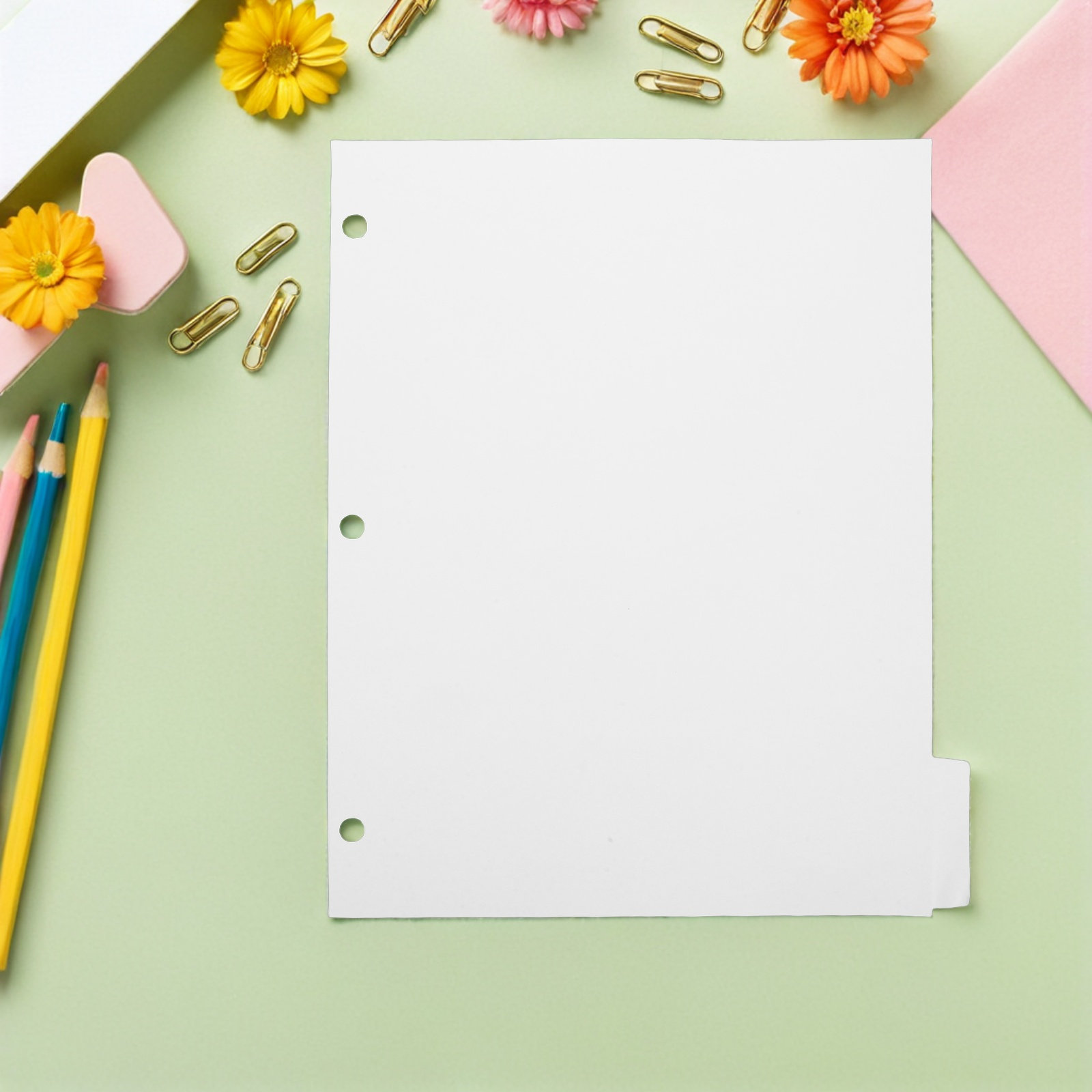 Index Tab Divider - 4 jeux de séparateurs de pages