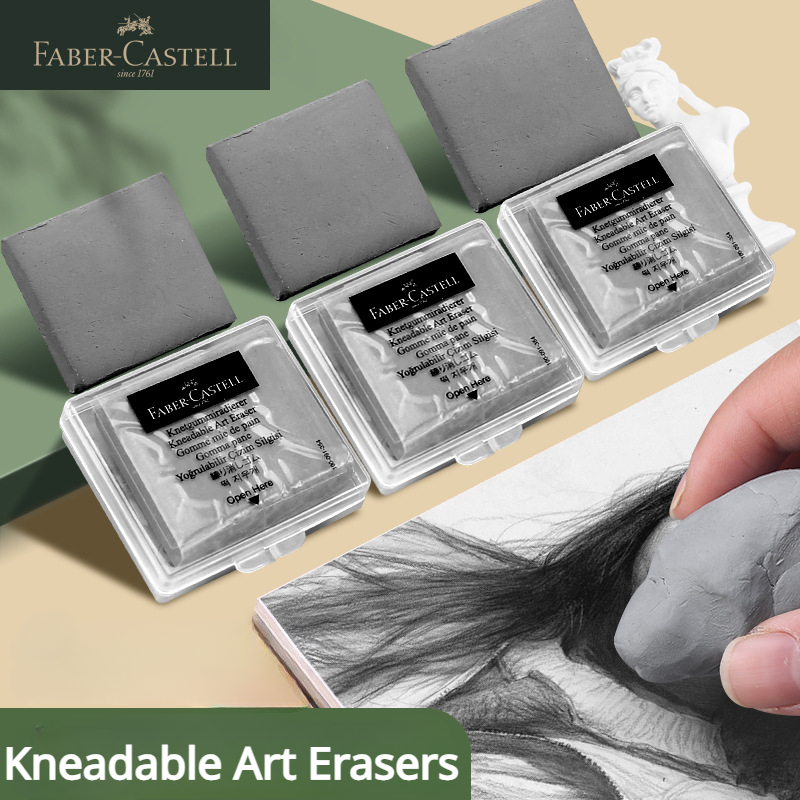 Rubber Eraser Kneaded - 1/2/3/4 Pc Faber-castell Dessin Art Gommes