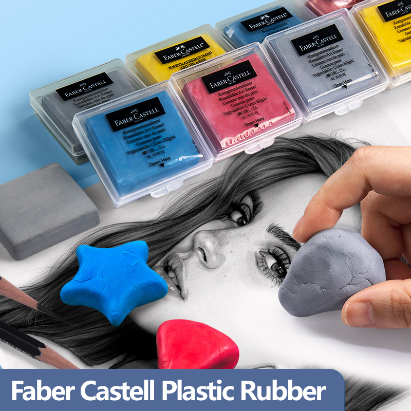 Rubber Eraser Kneaded - Faber-Castell-Caoutchouc de précision promulgué, gomme d'art