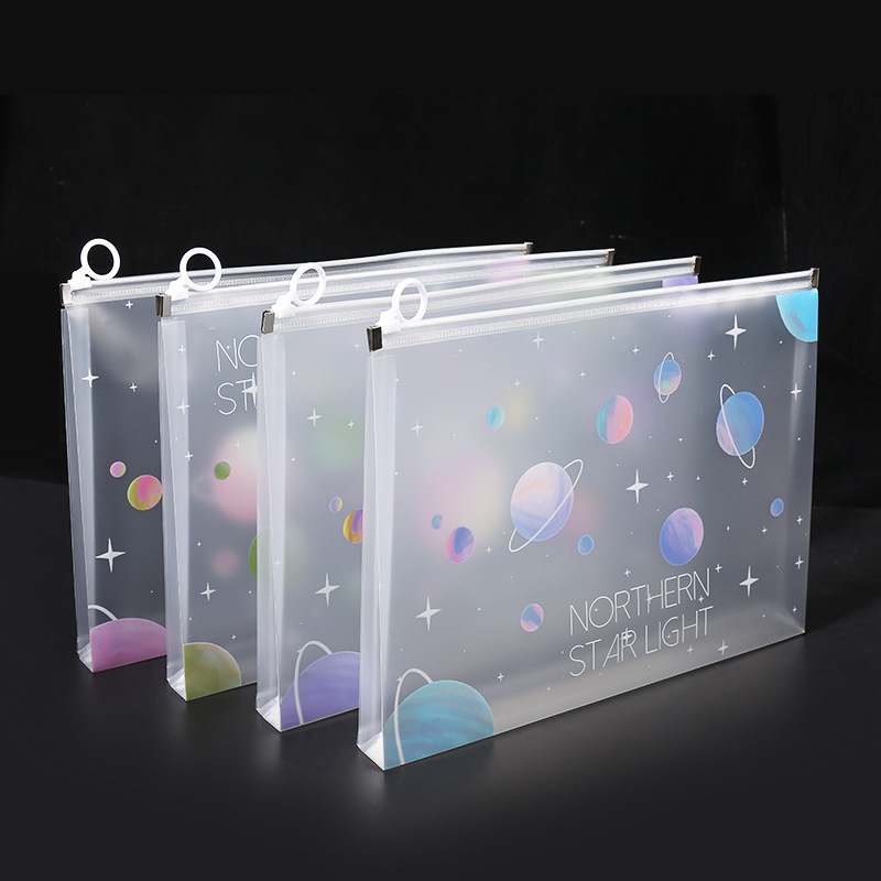 Is Stationery Office Supply - 4/12 pièces A4 espace fermeture éclair