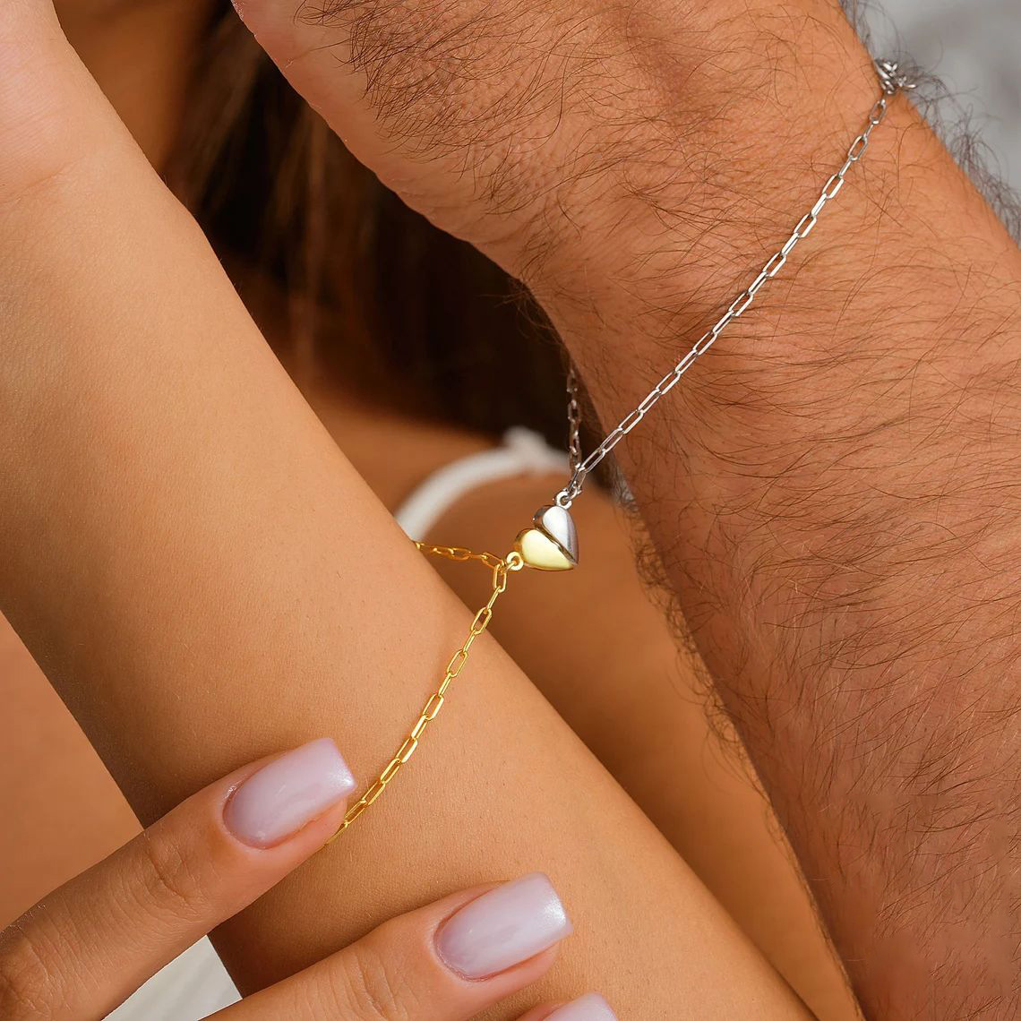 Bracelets magnétiques pour cou - Paperclip Magnetic Set avis et prix