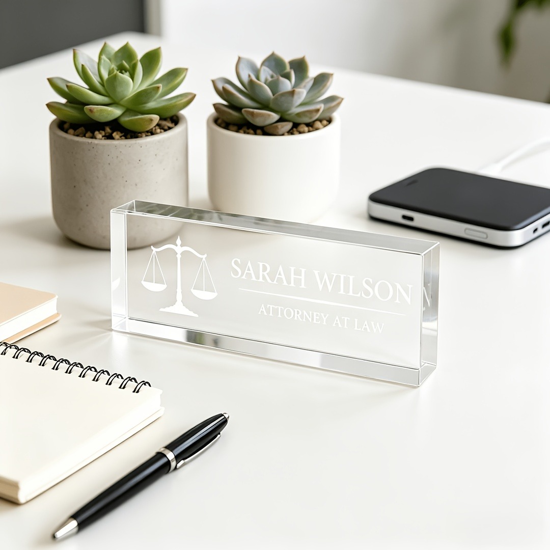 Plaque de nom personnalisée en - Desk Name Plate avis et prix