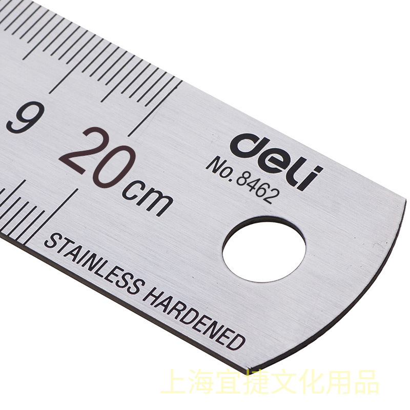 Deli – règle droite en métal e - Stationery Office Supply Store avis et prix