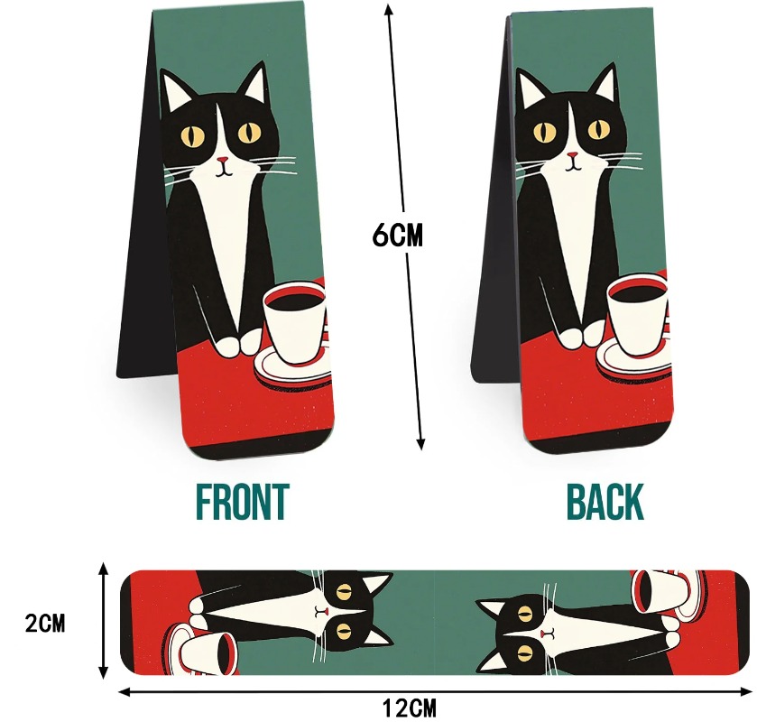 Marque-pages magnétiques chat  - Office Supply Office Stationery Items avis et prix