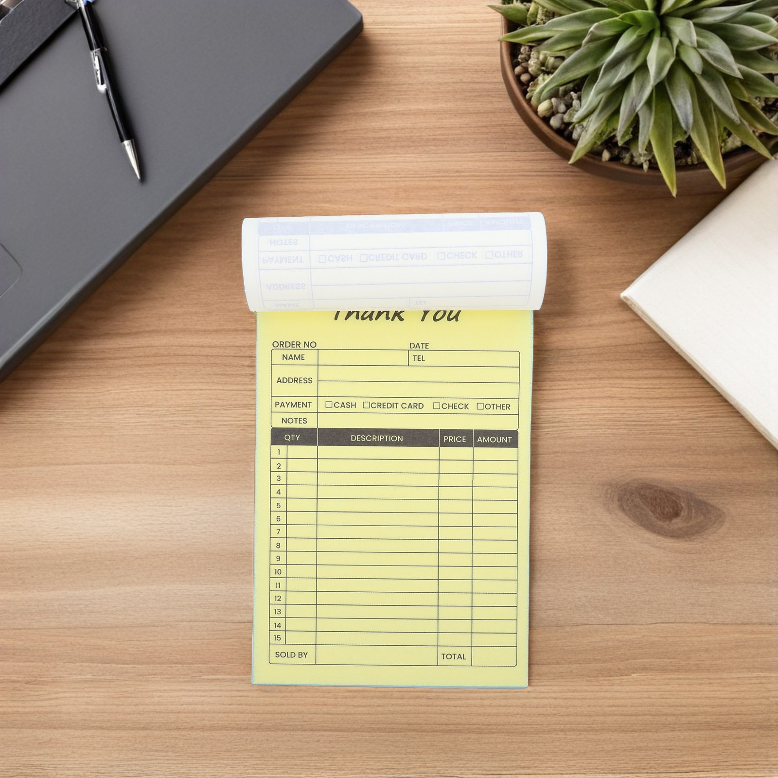 Lot de 2 carnets de reçus auto - Carbon Copy Book avis et prix