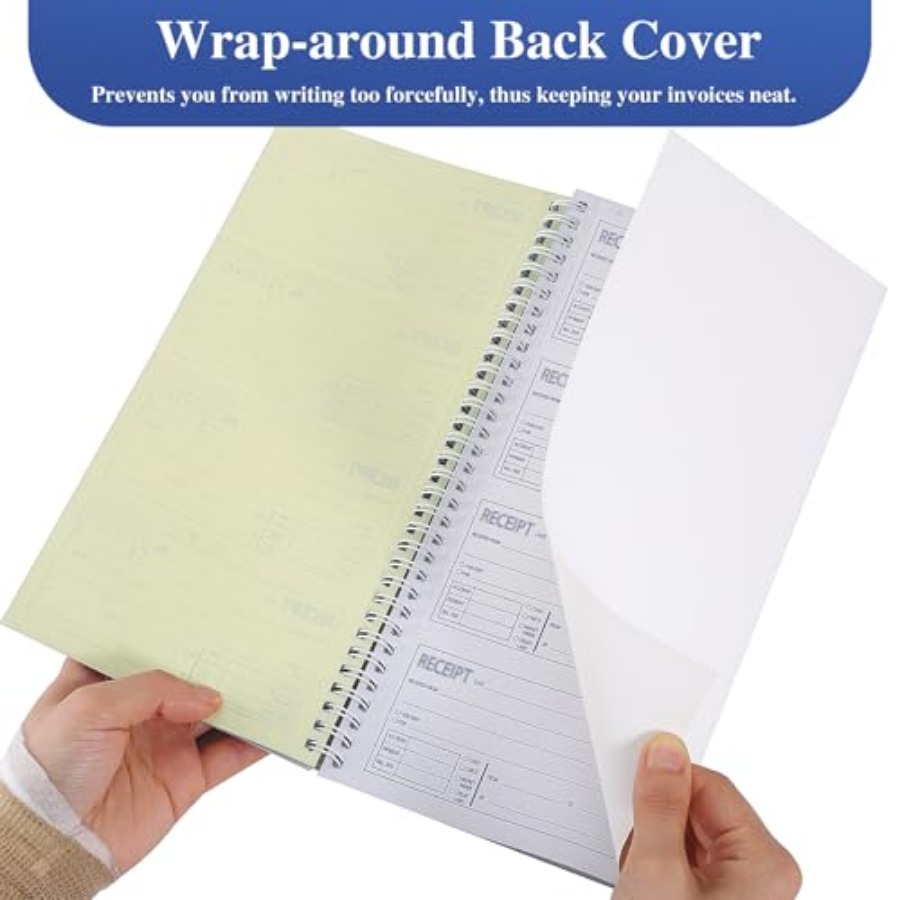 Lot de 2 carnets de reçus avec - Carbon Copy Book avis et prix