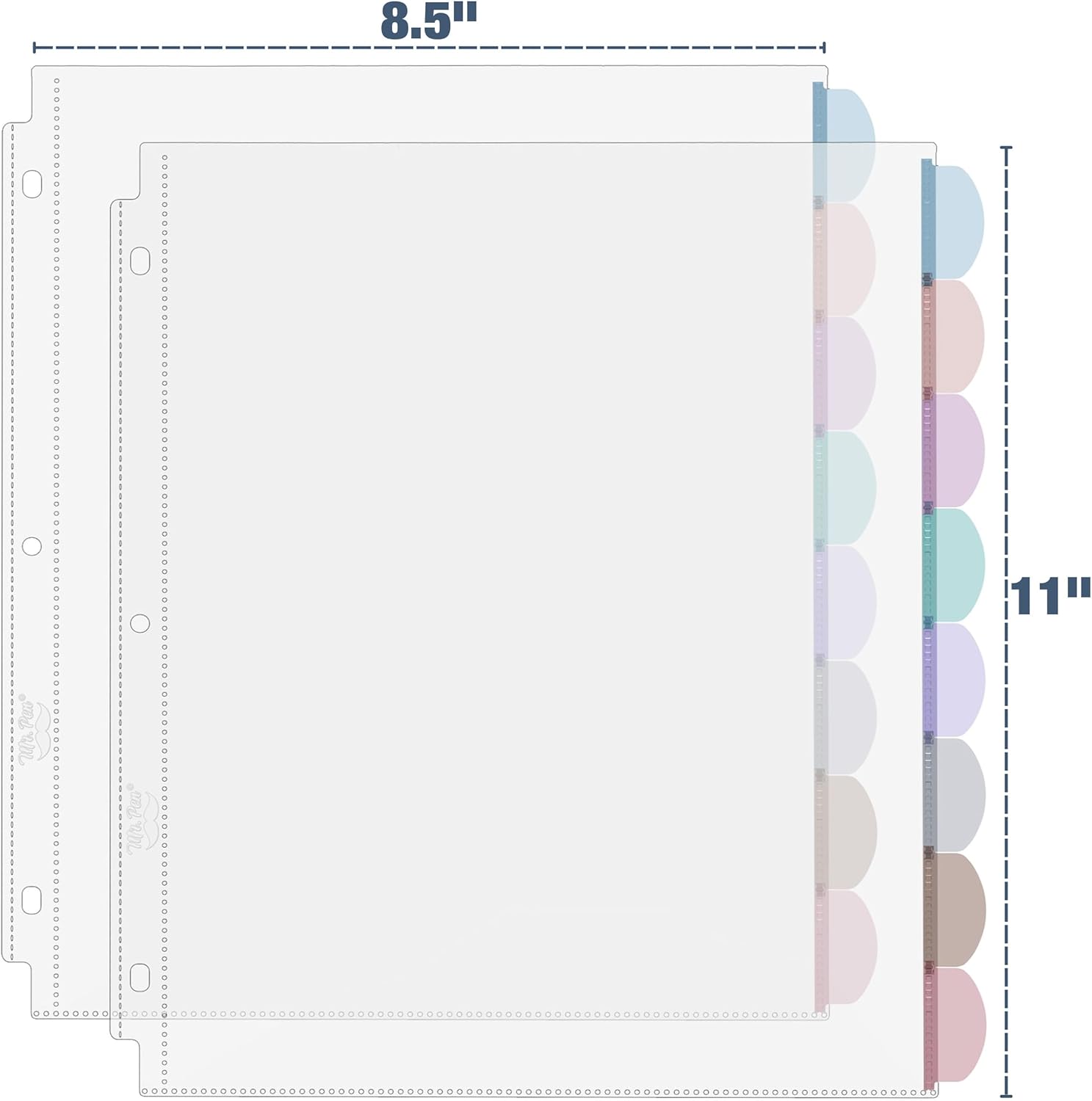 Protège-feuilles transparents  - Index Tab Divider avis et prix