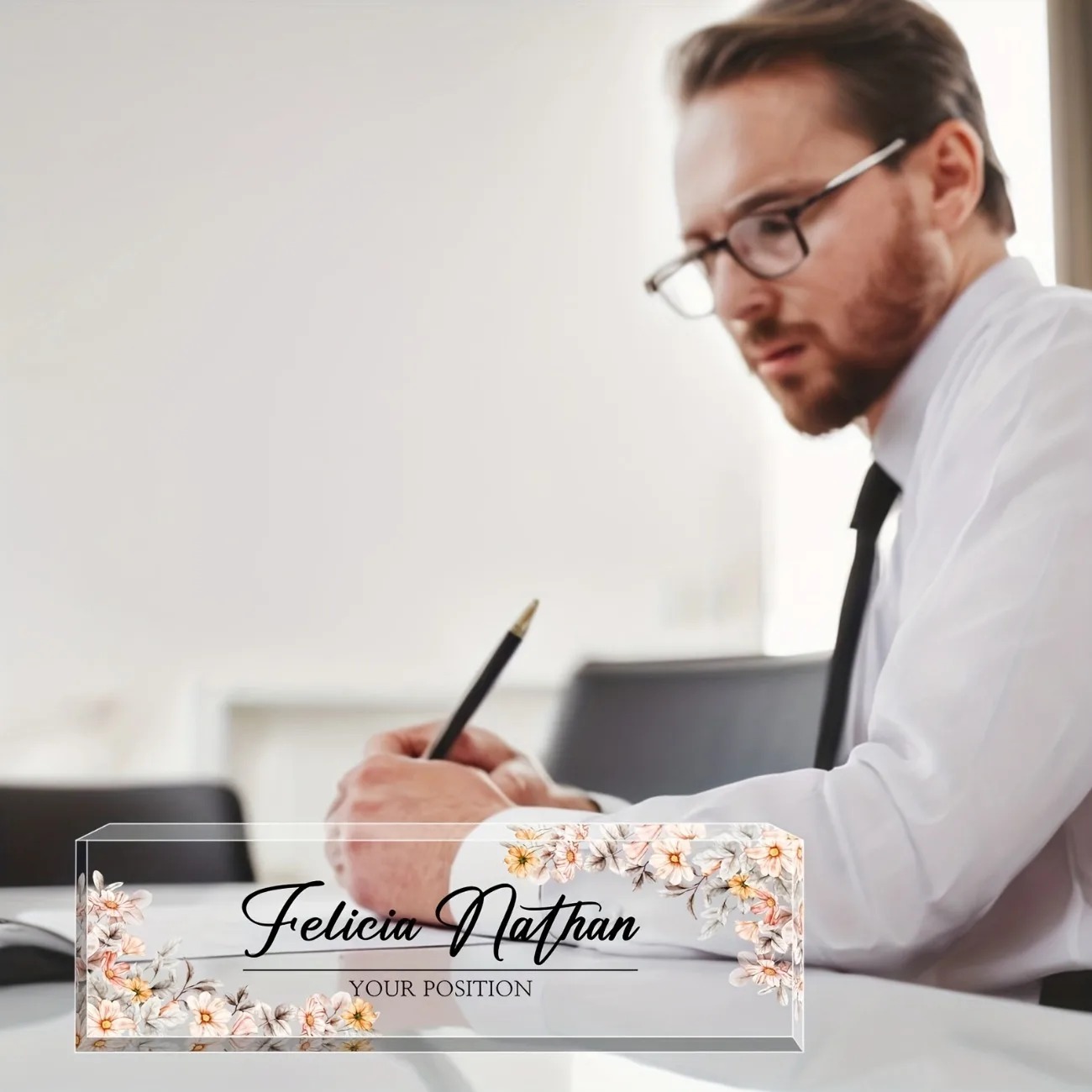 [2D Plat] Plaque de nom de bur - Desk Name Plate avis et prix