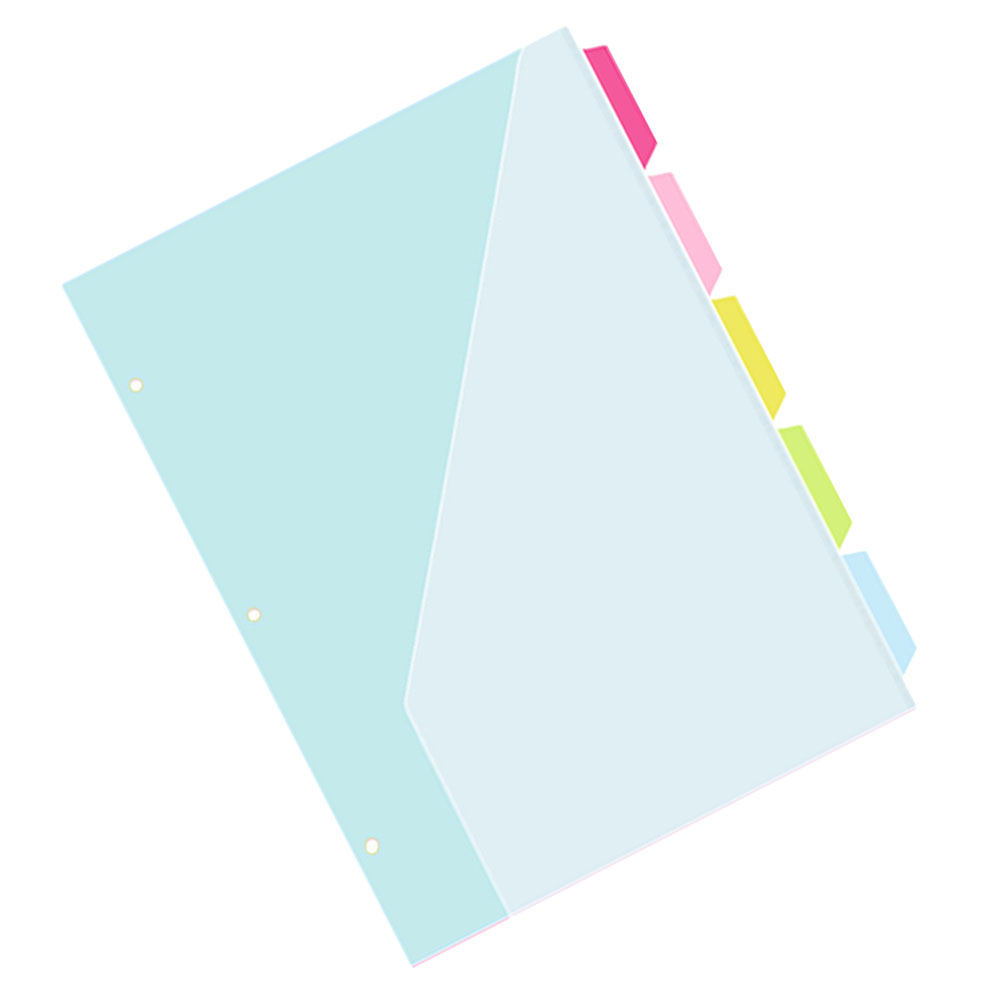 Lot de 5 séparateurs de pages  - Index Tab Divider avis et prix