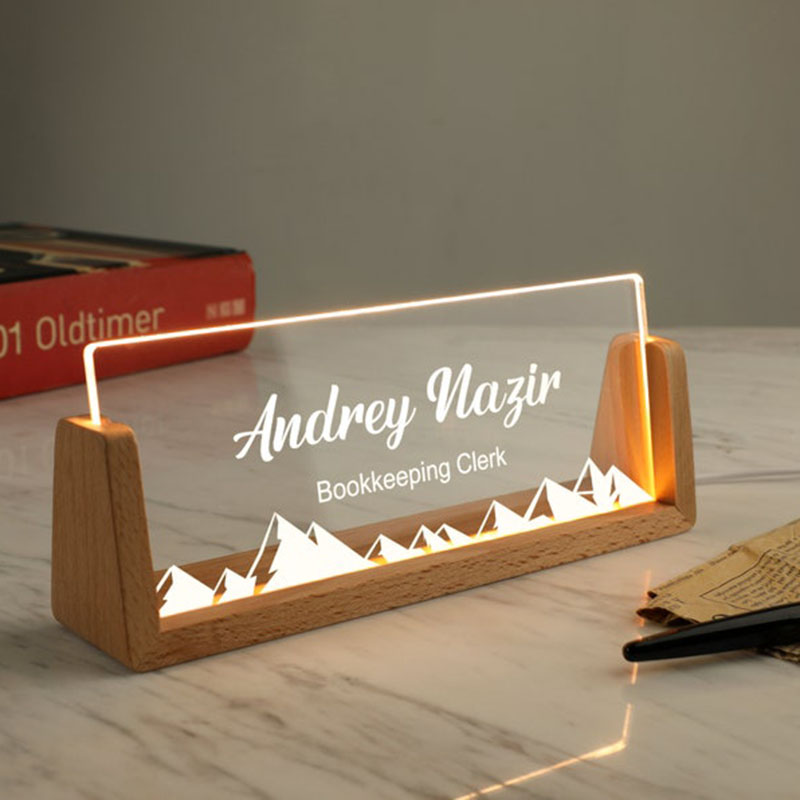 Plaque signalétique de bureau  - Desk Name Plate avis et prix
