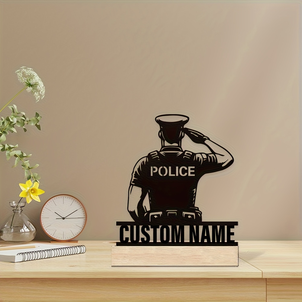 Badge de police en métal perso - Desk Name Plate avis et prix