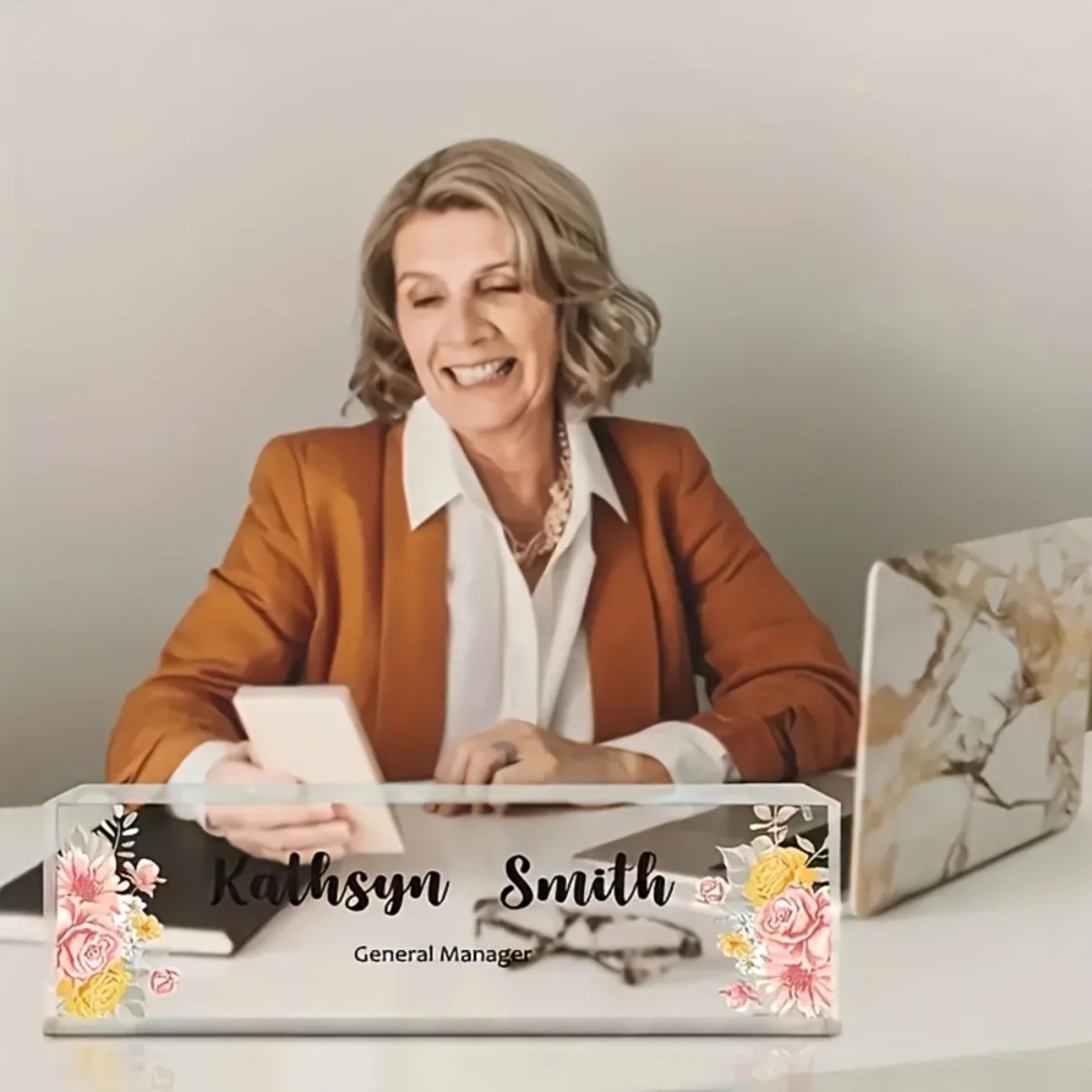 1 plaque de nom de bureau en a - Desk Name Plate avis et prix