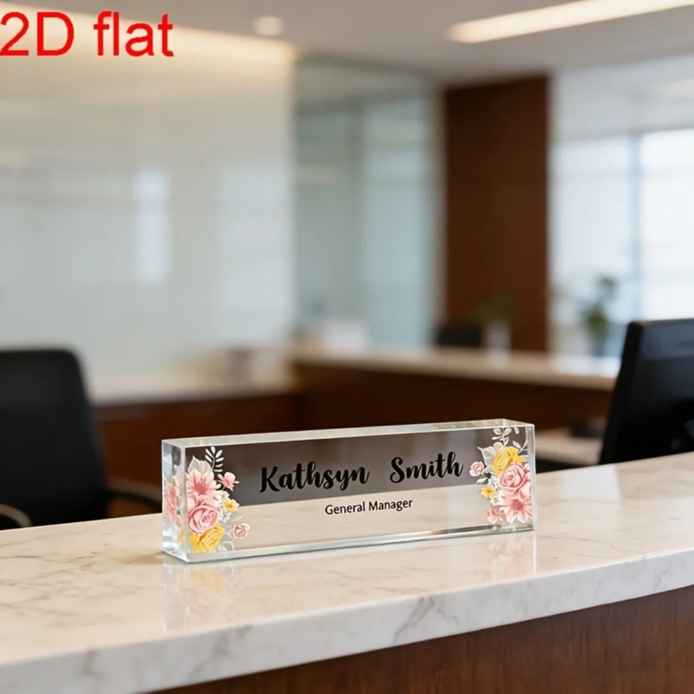 1 plaque de nom de bureau en a - Desk Name Plate avis et prix