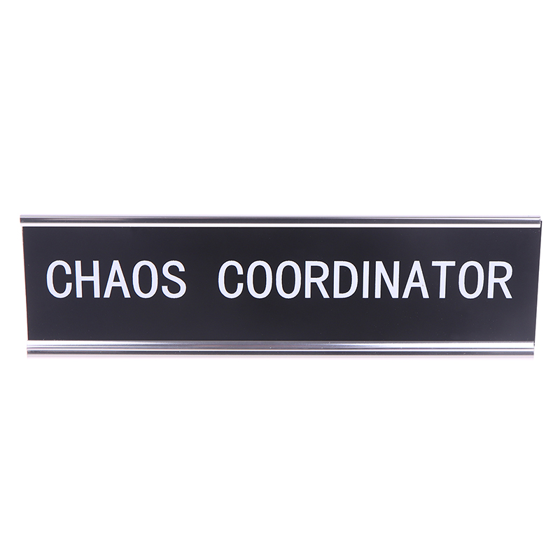 Panneau de bureau amusant, fou - Desk Name Plate avis et prix