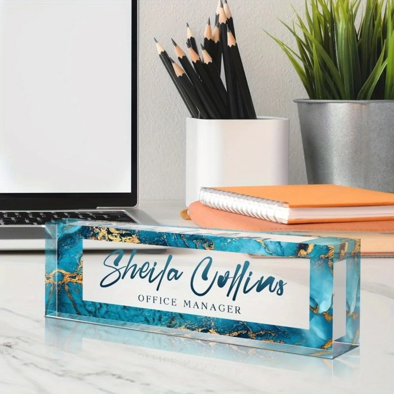 [2D Plat] Plaque de bureau per - Desk Name Plate avis et prix