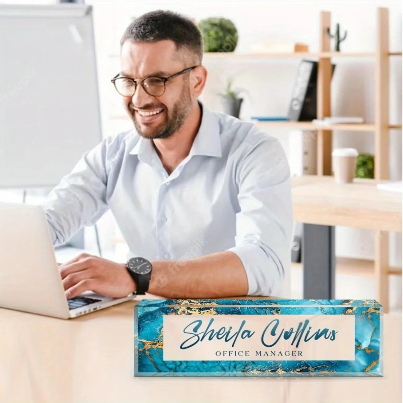 [2D Plat] Plaque de bureau per - Desk Name Plate avis et prix