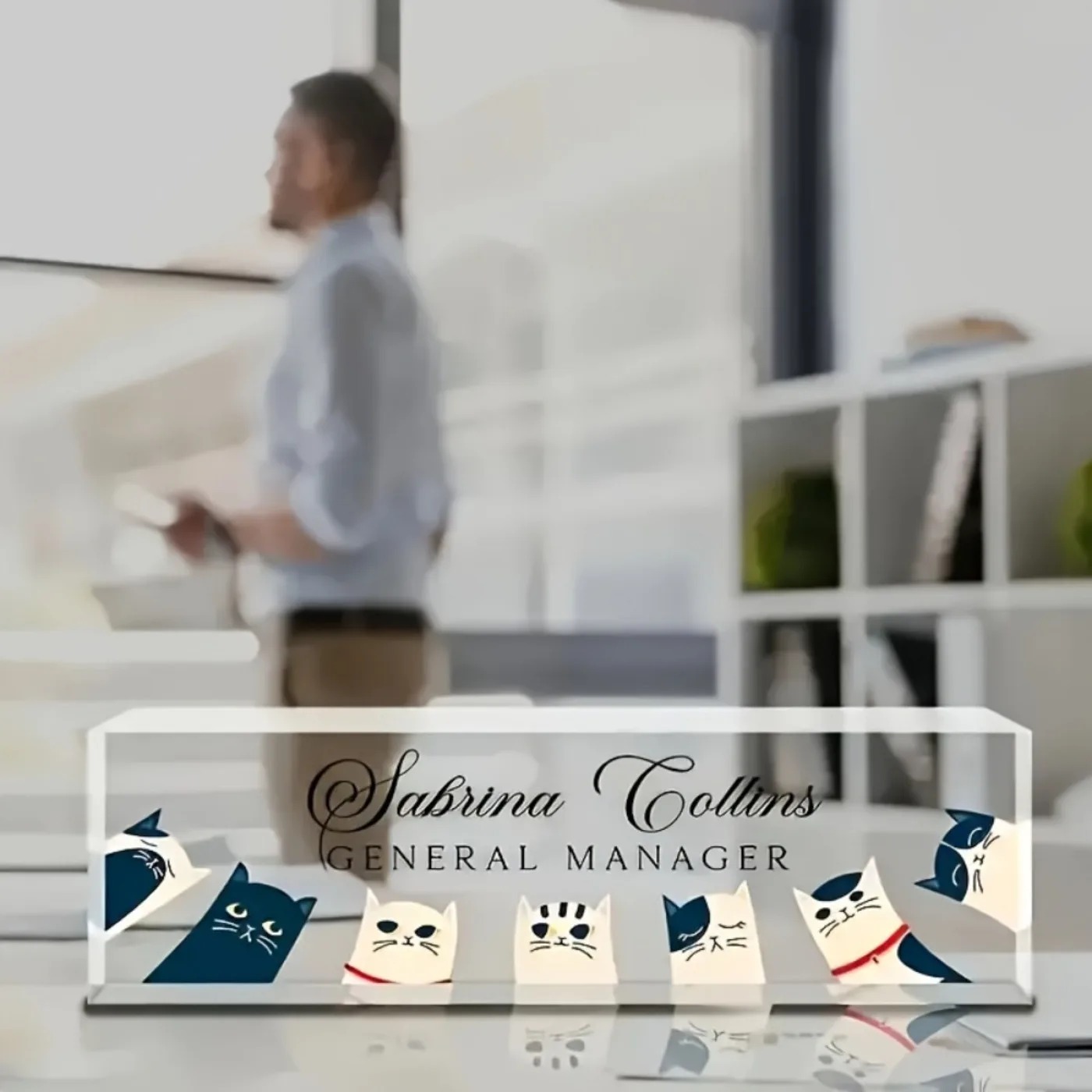 [2D Plat] Plaque de bureau per - Desk Name Plate avis et prix