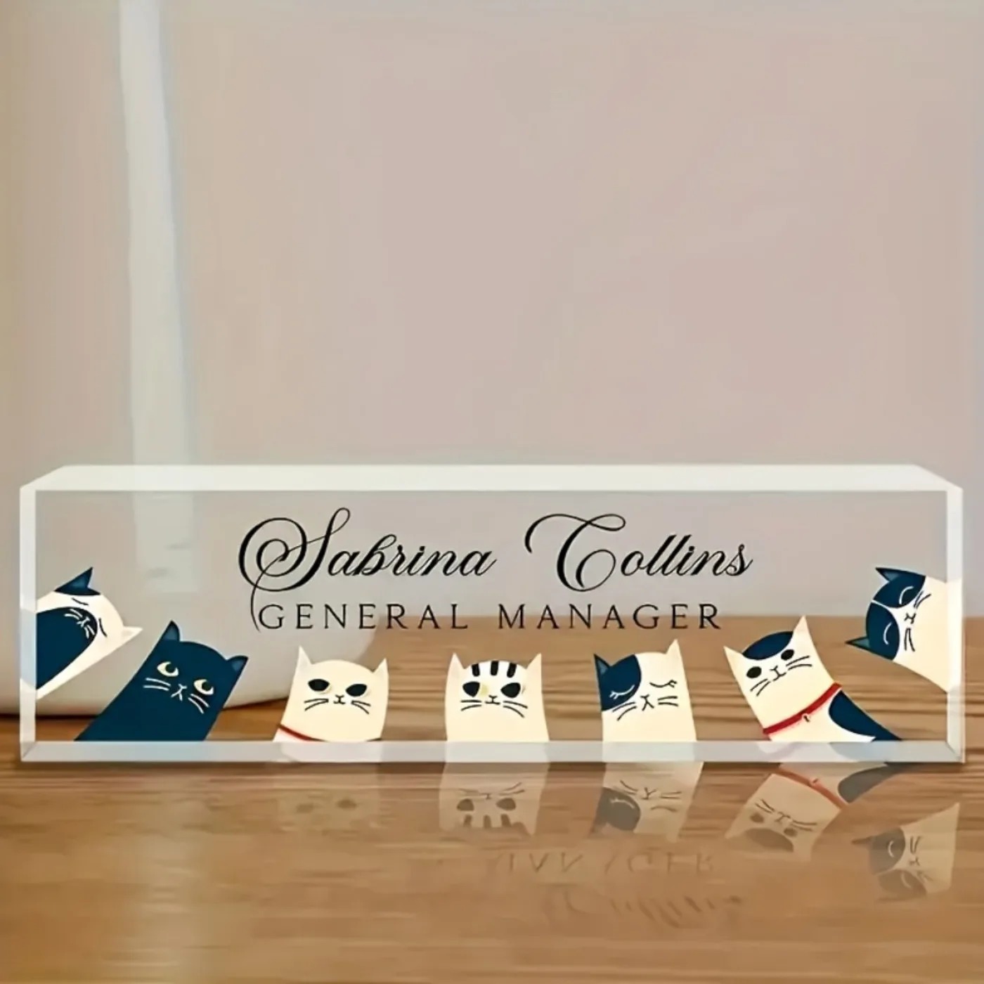 [2D Plat] Plaque de bureau per - Desk Name Plate avis et prix