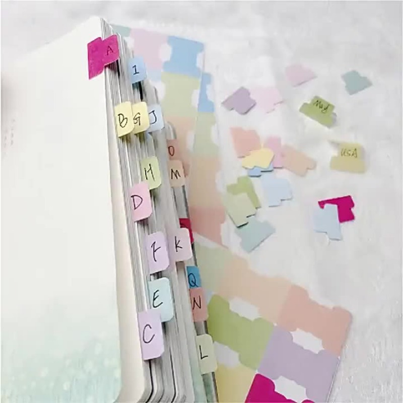 Onglets d'index adhésifs color - Index Tab Divider avis et prix