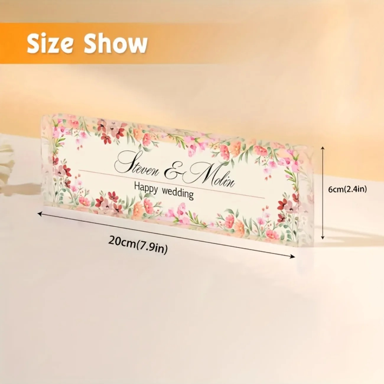 Plaque de nom de bureau en acr - Desk Name Plate avis et prix